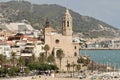 Beach town of Sitges in Catalunya, Spain
