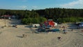 Beach Trampoline Jantar Plaza Trampolina Aerial View Poland