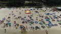 Beach Trampoline Mrzezyno Plaza Trampolina Aerial View Poland