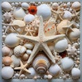 Beach Treasures: Pearls, Shells, Starfish, and Coconuts