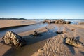 Beach of Trengandin in Noja Royalty Free Stock Photo