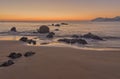 The beach of trengandin in Noja