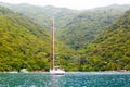 Beach and tropical resort, Labadee island, Haiti. Royalty Free Stock Photo