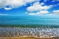 Beach and tropical sea. Royalty Free Stock Photo