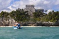 Beach by Tulum Ruins, Quitanaroo Roo, Mexico