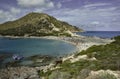 A beach between two seas Royalty Free Stock Photo