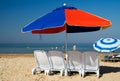 Beach umbrella Royalty Free Stock Photo
