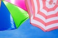 Beach umbrella's background Royalty Free Stock Photo