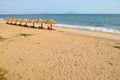 Beach umbrella Royalty Free Stock Photo