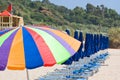 Beach umbrellas Royalty Free Stock Photo
