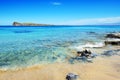 The beach on uninhabited island