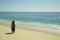 Woman on the beach,Los Cabos ,Baja California Sur, MÃÂ©xico Royalty Free Stock Photo