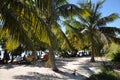 Beach at vacation resort of Antigua, Carribean Royalty Free Stock Photo