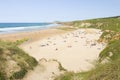 Beach of Valdearenas, Spain Royalty Free Stock Photo