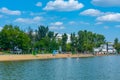 Beach at Valea Morilor park in Chisinau, Moldova Royalty Free Stock Photo