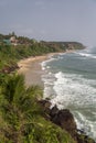 Beach in Varkala in Kerala, India Royalty Free Stock Photo