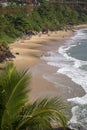 Beach in Varkala in Kerala state Royalty Free Stock Photo