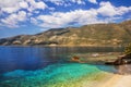 Beach in Vasiliki, Lefkada Royalty Free Stock Photo