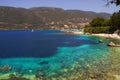 Beach in Vasiliki, Lefkada Royalty Free Stock Photo
