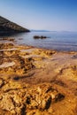 Beach in Vasiliki, Lefkada Royalty Free Stock Photo