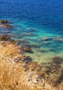 Beach in Vasiliki, Lefkada Royalty Free Stock Photo