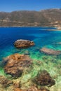 Beach in Vasiliki, Lefkada Royalty Free Stock Photo