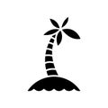 Beach vector icon. recreation vector icon. sea symbol or logo.