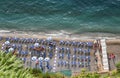 Beach at Vico Equense. Italy Royalty Free Stock Photo