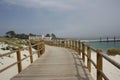 Beach view In the Cies Islands, Galicia Royalty Free Stock Photo