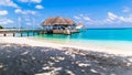 Beach view at Four Seasons Resort Maldives at Kuda Huraa