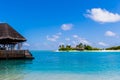 Beach view at Four Seasons Resort Maldives at Kuda Huraa