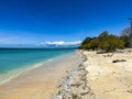 Beach view of Gili Trawangan beach in Lombok, Indonesia Royalty Free Stock Photo