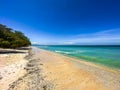 Beach view of Gili Trawangan beach in Lombok, Indonesia Royalty Free Stock Photo