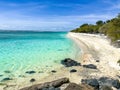 Beach view of Gili Trawangan beach in Lombok, Indonesia Royalty Free Stock Photo