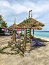 Beach view of Gili Trawangan beach in Lombok, Indonesia Royalty Free Stock Photo