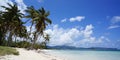 Beach view at Las Galeras on peninsula of SamanÃÂ¡