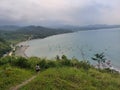 Beach view at sukabumi Royalty Free Stock Photo
