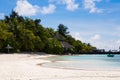 A view at the beach of Ellaidhoo island, Maldives Royalty Free Stock Photo