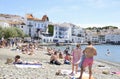 Beach in the village of Cadaques