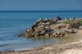 Beach of village of Sozopoli, Chalkidiki, Central Macedonia, Greece