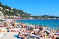 Beach in Villefranche-sur-Mer, France