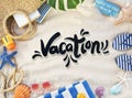 Beach Vocation Enjoy Holidays Summer Concept