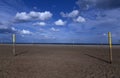 Beach volley net Royalty Free Stock Photo