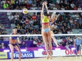 Beach Volley World Tour Finals 2019 - Women Finals Royalty Free Stock Photo