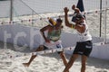 Beach volleyball-Florian Gosch and Alison Cerutti Royalty Free Stock Photo