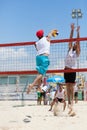 Beach volleyball player man, players men Royalty Free Stock Photo