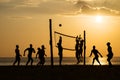Beach Volleyball Royalty Free Stock Photo