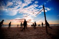 Beach volleyball Royalty Free Stock Photo