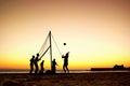 Beach Volleyball Royalty Free Stock Photo