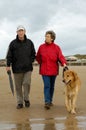 Beach walk Royalty Free Stock Photo